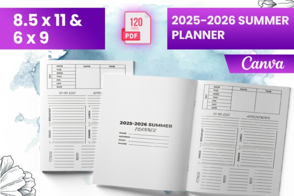 2025-2026 Summer Planner KDP