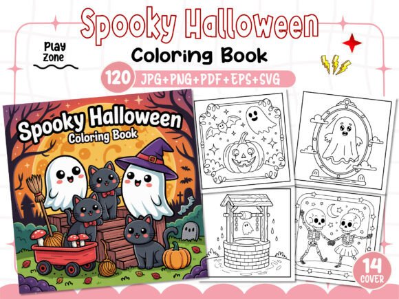 Adults - Spooky Halloween Coloring Pages: A Creative Tool for Productivity and Relaxation