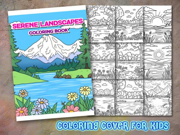 Discover the Beauty of Serene Landscapes Coloring Pages and Bo for Your KDP Interior