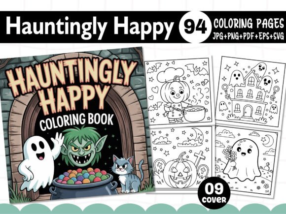 Hauntingly Happy Coloring Pages for Kids: A Creative Escape for Modern Families and Entrepreneurs