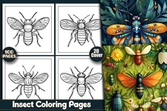 Insect Coloring Pages for Kids: A Creative and Educational Resource