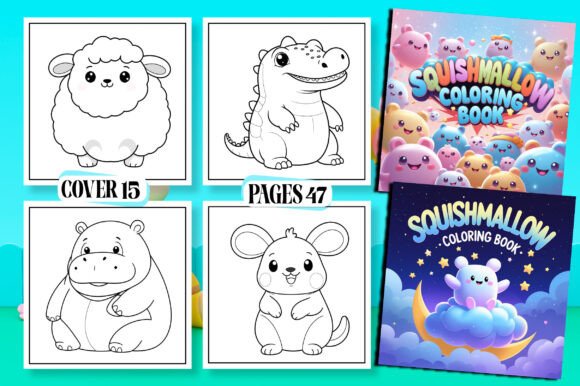 Squishmallow Coloring Page Books
